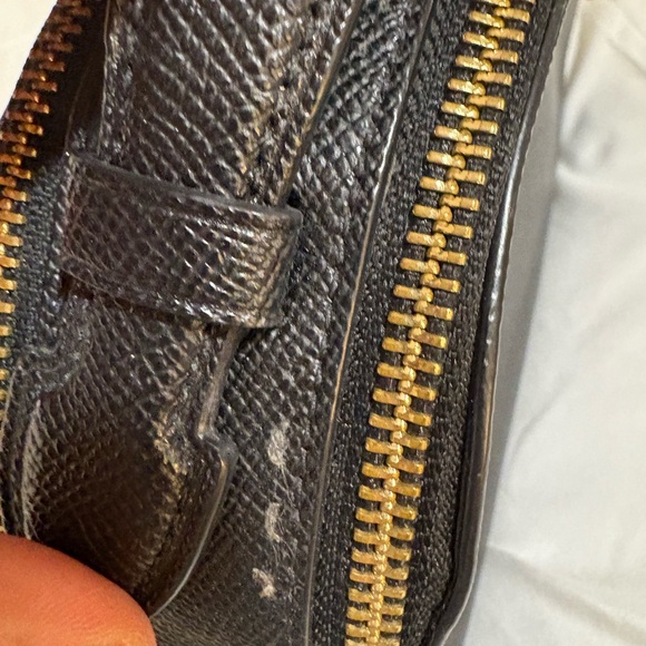 Coach Black Leather Cosmetic Case - Picture 4 of 8